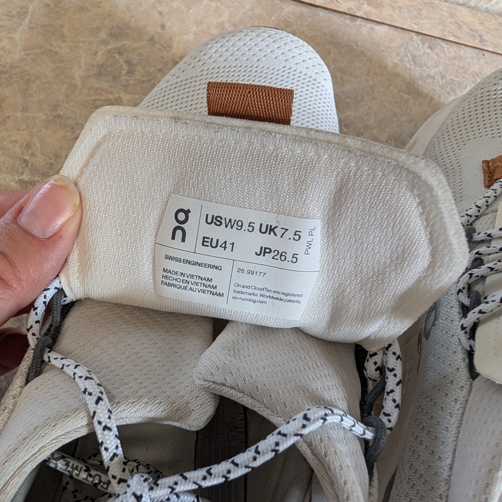 On Running White Athletic Shoes